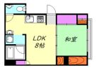 エターナル皆実の間取り画像