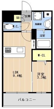 LIBTH竹下の間取り画像