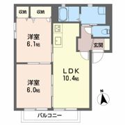 アルバトロス空港通 C棟の間取り画像