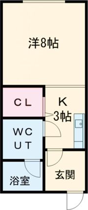 フリージア東郊Bの間取り画像