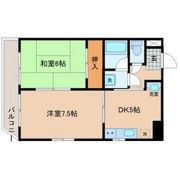 ボヌールⅠの間取り画像