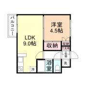 ソレイユ野村深田町の間取り画像