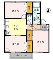 リヴェール高沢 II A/B/Cの間取り画像