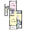 アンジュ Ⅰの間取り画像