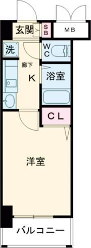 エステムコート神戸西Ⅲフロンタージュの間取り画像
