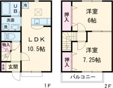 フォンターナEST・Ⅰの間取り画像