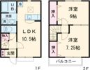 フォンターナEST・Ⅰの間取り画像