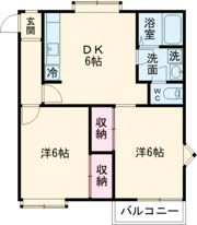 コアロード河辺の間取り画像