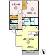 VILLA TAKK 上到津の間取り画像