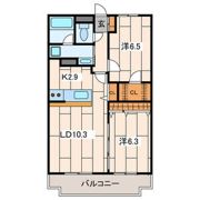ヴァンヴェール三輪の間取り画像