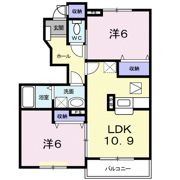 プロムナードⅠの間取り画像