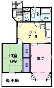 グリーンヴァレイBの間取り画像