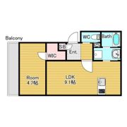 ジーメゾン枚方南中振の間取り画像