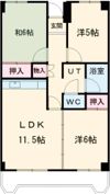 コーポ菱苑の間取り画像