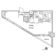 スタイリオ元住吉Ⅱの間取り画像