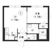 インフィニティ旭町の間取り画像