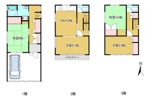 奉還町三丁目戸建の間取り画像