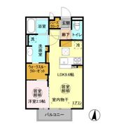 グランマーレMITO Cの間取り画像