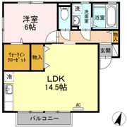 リビングタウン常盤公園 A棟の間取り画像