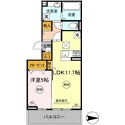 DーROOM春日Cの間取り画像