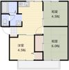 グリーンステージ Aの間取り画像