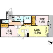 カーサ ミラの間取り画像