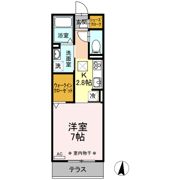 ルピナスハイム Bの間取り画像