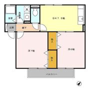 ウィルモア Aの間取り画像