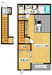 Prezia西栄田の間取り画像