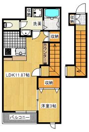 Prezia西栄田の間取り画像