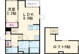 ステーブル小郡の間取り画像