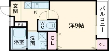 フジパレス北野田Ⅱ番館の間取り画像