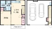 GARAGE-2169 B号棟の間取り画像