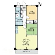 フィネス香西の間取り画像