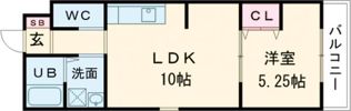 アンファンド デュ―牧野の間取り画像