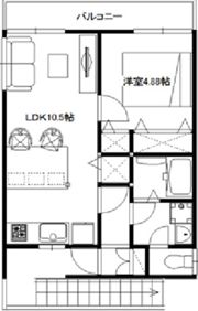 さつき荘の間取り画像