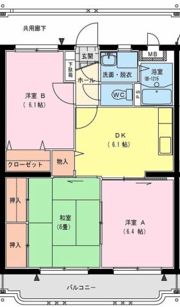 ホープパレスの間取り画像