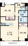 クリエ堺の間取り画像