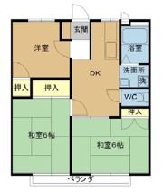 ビィラコートAの間取り画像