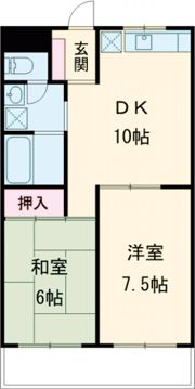サニーハイム東出口の間取り画像