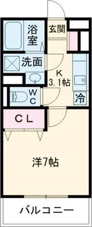メゾン・ド・レーヴKの間取り画像