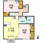 Casa539 Bの間取り画像
