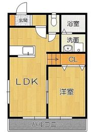 ビオス広川Cの間取り画像