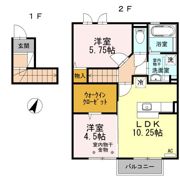 アヴェニールローザの間取り画像