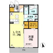 ウエスト フィールド D棟の間取り画像