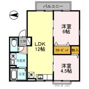 アネーバ大和 B棟の間取り画像
