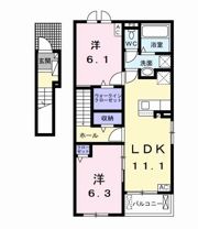アルドーレⅡの間取り画像