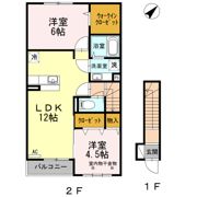 カサヴェールの間取り画像