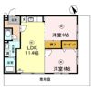 BLOOM花見田 Ⅱの間取り画像