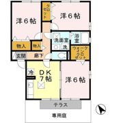 ウィルモア・ファーム A棟の間取り画像